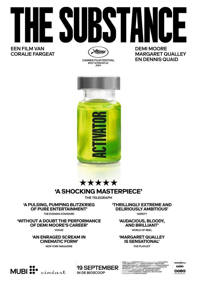 the substance movie poster